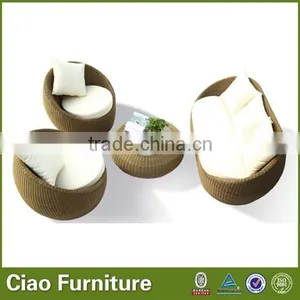 Round Sharp Outdoor Sofa Lounger Outdoor Furniture Garden thumbnail-5