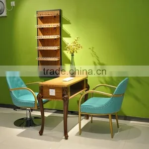 Wall-hung Type Wood Display Useful Nail Salon Furniture TKN-M555 thumbnail-4