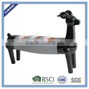 Poly Resin Candle Holder Cat Design for Home Decoration thumbnail-3