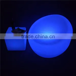 Nightclub LED Furniture Illuminated LED Big Single Sofa Chair With Rechargeable Battery thumbnail-4