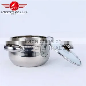 Stainless Steel Cooking Pot Kitchen Cookware thumbnail-5