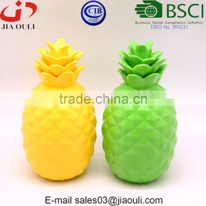 Cheap Home and Garden Decorations Painted Colours Ceramic Pineapple thumbnail-6