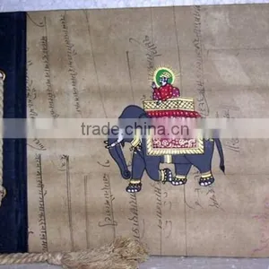 Handmade Paper Elephant Print Cover Photo Album thumbnail-1