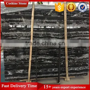 Silver Dragon Black Marble Slab With White Veins thumbnail-1