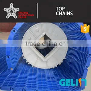 900 Series Flat Top Chain Dynamic Filter Modular Plastic Conveyor Belt thumbnail-2