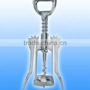 Manual Zinc Alloy Red Wine Opener / Red Wine Beer Bottle Opener Wing Corkscrew thumbnail-1