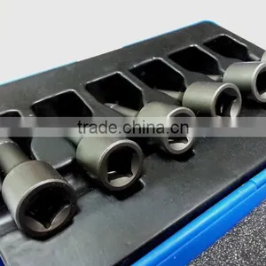 2mm to 10mm Alloy Steel 6PC Auto Repair Impacts Screw Extractor Kit With 3/8 INCH Drive thumbnail-6