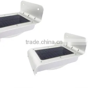 16 LED SUPER BRIGHT SOLAR POWER RECHARGEABLE SENSOR SECURITY LIGHT thumbnail-1