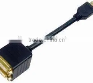 HDMI Plug To HDMI Jack And DVI (24+1) Jack Cable thumbnail-1