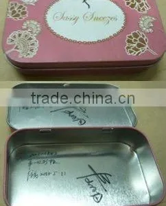 Cosmetic Tin With Mirror thumbnail-1