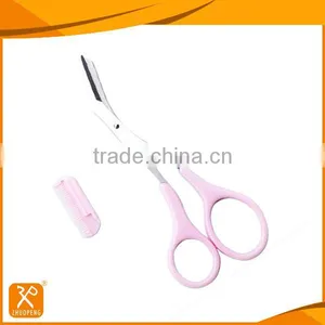 LFGB Hot Selling With Brush Beauty Eyebrow Cutting Scissors thumbnail-1