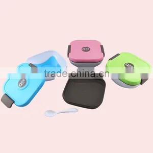 Factory Direct Sale Square Plastic Bento Lunch Box thumbnail-1