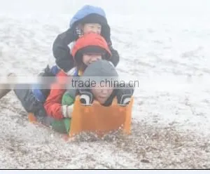 NEW - ROUND CARPET - PLASTIC TOBOGGAN - LIGHTWEIGHT - UNBREAKABLE -USE ON SNOW, SAND OR GRASS ROLL UP thumbnail-3