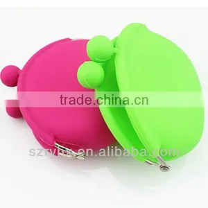 Fashion Ladies Clamshell Cluth Silicone Coin Purse thumbnail-1