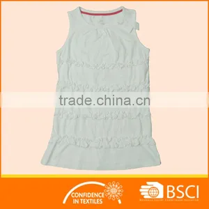 Fancy Sleeveless Children Layered Mini Dress Small Girls Dress thumbnail-1