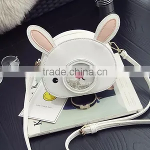 Hot 2016 Cute Cartoon Kid Bag Wholesale Kindergarten School Rabbit Purse thumbnail-4