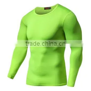 Customized 100% Polyester Moisure Wicking Men's Blank Long Sleeve Gym t Shirt thumbnail-5
