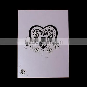 Paper Wedding Party Name Place Card Heart Mauve thumbnail-2