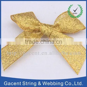 Golden Taffeta Bows for Gift Packing thumbnail-1