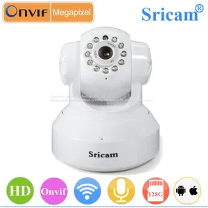 Sricam SP005 HD720p 1.0MP Smart Pan/Tilt IP Camera Wifi Surveillance Camera White thumbnail-3