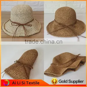 Good Quality Sell Well Summer Panama Beach Paper Straw Hat thumbnail-1