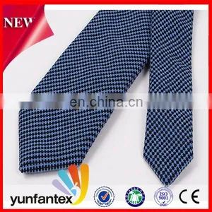 2017 Latest New Fashion Design Cotton Navy Blue Color Tie thumbnail-5