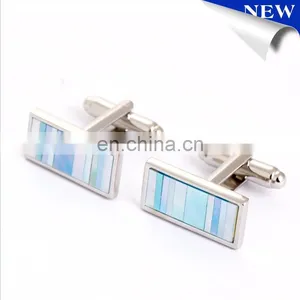 Elegant Colorful Shell of Men's Cufflinks thumbnail-1
