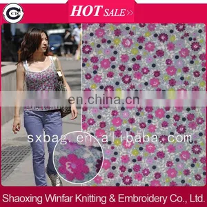 Shaoxing Winfar Printed Knitting Spandex 100 Polyeste Microfiber Fabric for Garment thumbnail-1