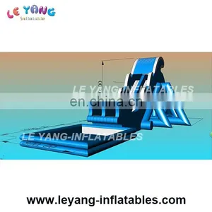 Commercial Grade Giant Slide / Inflatable Water Park Pool With Slide / Outdoor Inflatable Park thumbnail-4