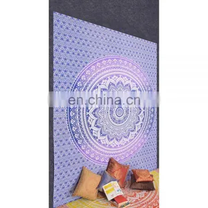 Bohemian Hippie Indian Jaipuri Mandala Tapestry Single Bed Size Without Pillow thumbnail-2