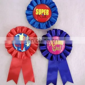 Guangzhou Factory Product Ribbon Button Badge , Tin Button Badge thumbnail-1