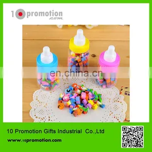 Creative Stationery Rubber /colorful Carton Feeding-bottle Eraser for Children Study thumbnail-1