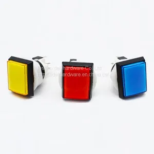 Arcade Parts Rectangle Waterproof Led Mini Push Button Switch thumbnail-2