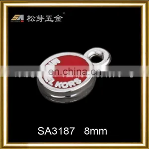 Custom Round Enamel Zipper Puller, Metal Zip Puller for Cloth/handbag thumbnail-1