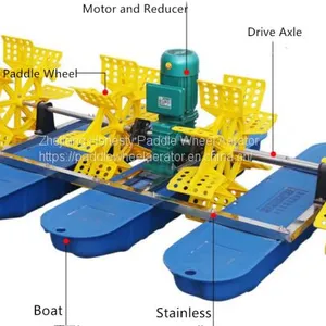 Shrimp Fish Farming Paddle Wheel Aerator thumbnail-1