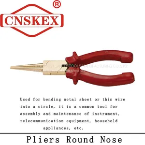 Non Sparking Pliers Round Nose Tools thumbnail-2