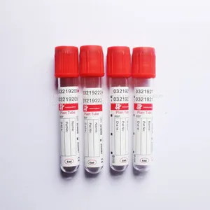 Vacuum Plain Blood Collection Tube With Red Top thumbnail-1