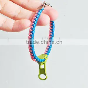 Brand New #5 Beautiful Girls Colored Zipper Bracelet thumbnail-1
