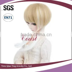 Wholesale Best Selling Short Beautiful Blonde Doll Wig thumbnail-2