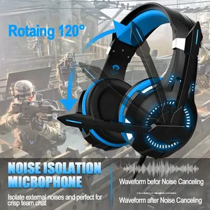G2000MAX GAMING HEADSET -7.1 Surround-Mic LED Wired Headphones Gaming Headset Gamer Game Earphones For PS,Xbox One 360 PC thumbnail-1