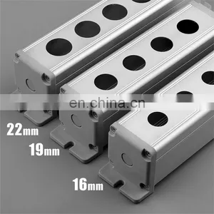 16mm/19mm/22mm Waterproof Aluminium Alloy Metal Push Button Switch Box With Outdoor Power Control Box thumbnail-2