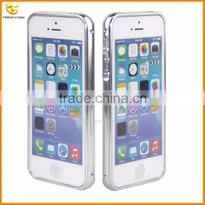 Wholesale Aluminum Metal Bumper Plating Mirror Hard Cover for Iphone 5s thumbnail-5