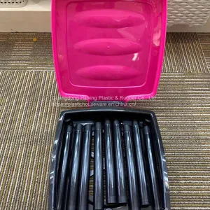 Plastic Waste Baskets Garbage Can Dust Bin thumbnail-2