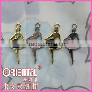Fashion Body Shaped Metal Zipper Puller thumbnail-2
