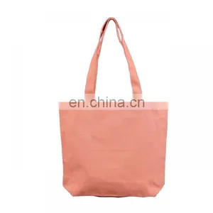 Hot Sale Wholesale 100% Cotton Women Handbag Large Canvas Tote Bag With Custom Printed Logo thumbnail-3