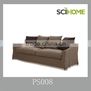 Home Design Cheap Stylish Furniture Two Seat Upholstered Sofa thumbnail-1