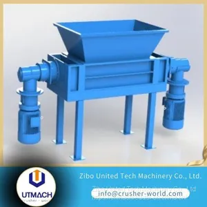 Double Shaft Shredder, Twin Rotor Shredding Machine thumbnail-2