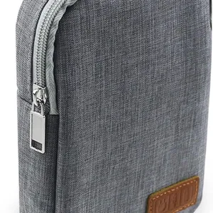 Electronic Accessories Bag,Digital Gadget Organizer Case,Gray thumbnail-2