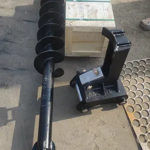 Photovoltaic Pile Driving ZX-6000 Portable Auger Drilling Machine 80-260Bar Pit Excavation Auger Drilling thumbnail-5