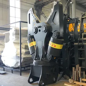 Scrap Metal Treatment Dtrong Shearing Ability 650mm Opening Excavator Double Cylinder Hydraulic Shear thumbnail-2